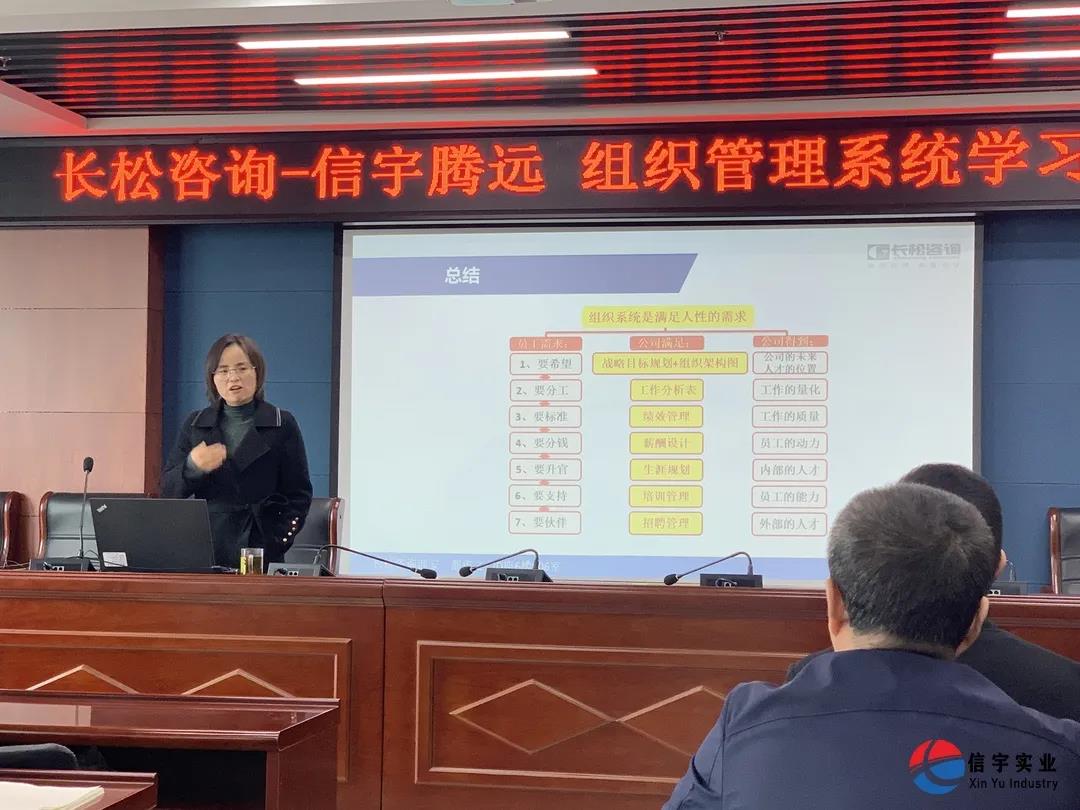 培訓 || 信宇騰遠舉行《組織管理系統建設學習》啟動會